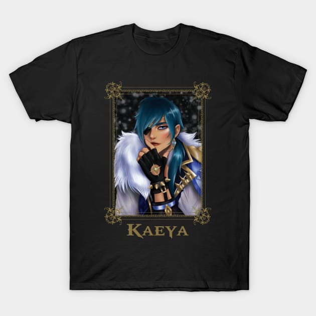 Kaeya Portrait by Elinor Keat T-Shirt by Elinor Keat